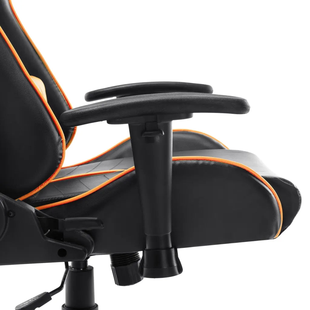 Sedia da Gaming Nera e Arancione in Similpelle cod mxl 58330