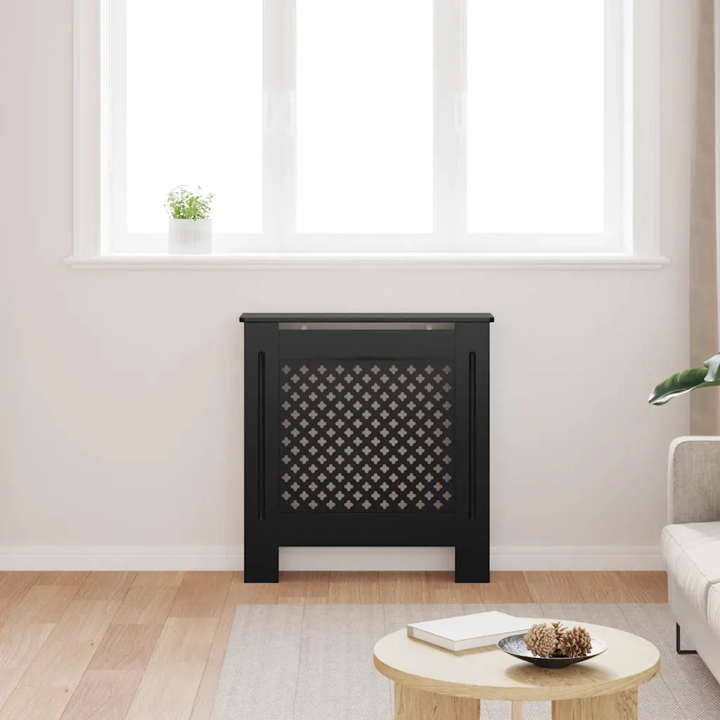 Copertura per Radiatore Nera in MDF 78 cm 325568