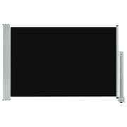 Tenda da sole laterale retrattile/schermo protettivo per patio giardino terrazza balcone 60 x 300 cm nero 02_0007392