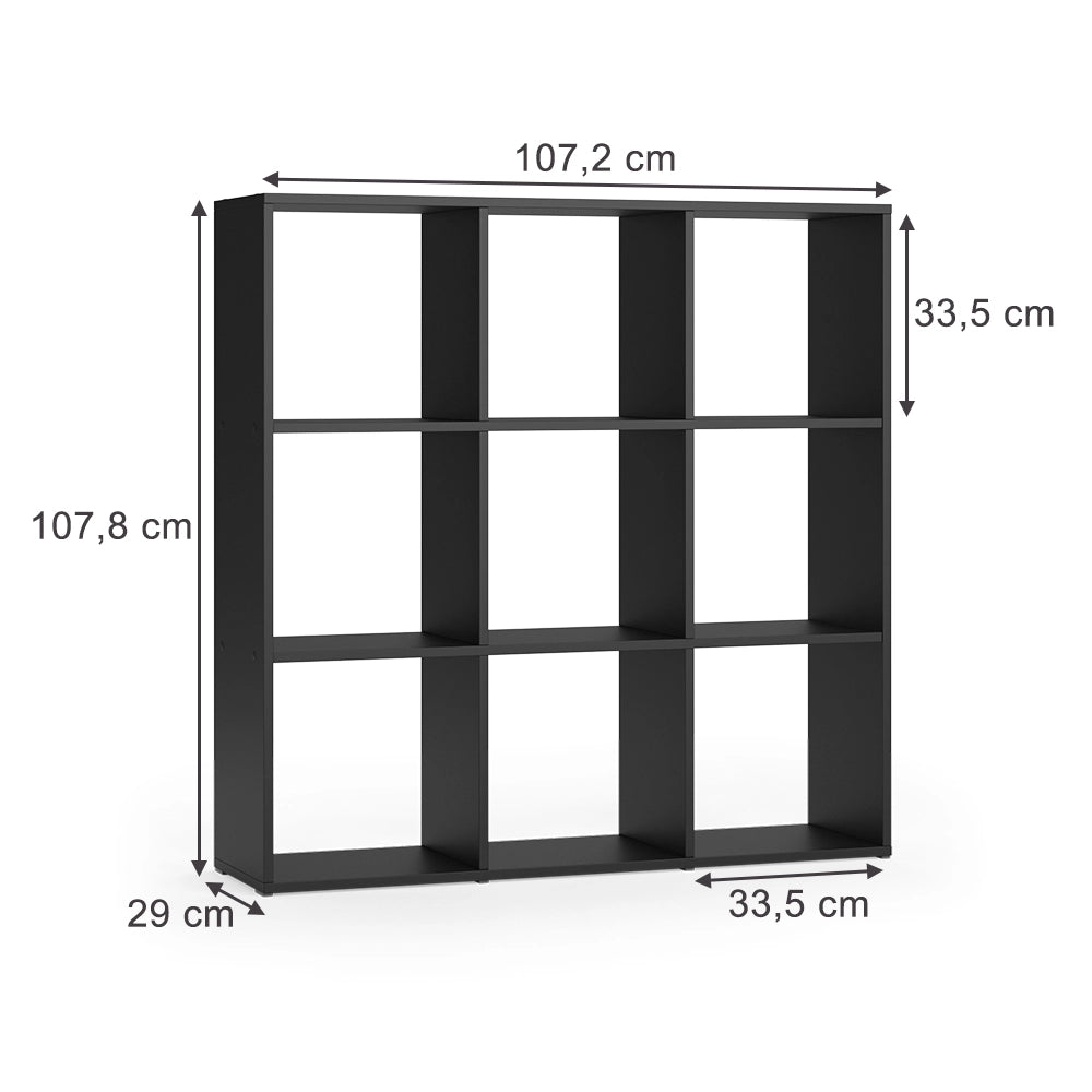 Vicco Scaffale Nero 104 x 108 cm
