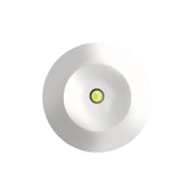 Apparecchio di Emergenza BACKUP LED 1,1W IP20 6000K Bianco - Lampada da incasso ad alta luminosità per installazione a parete o soffitto
