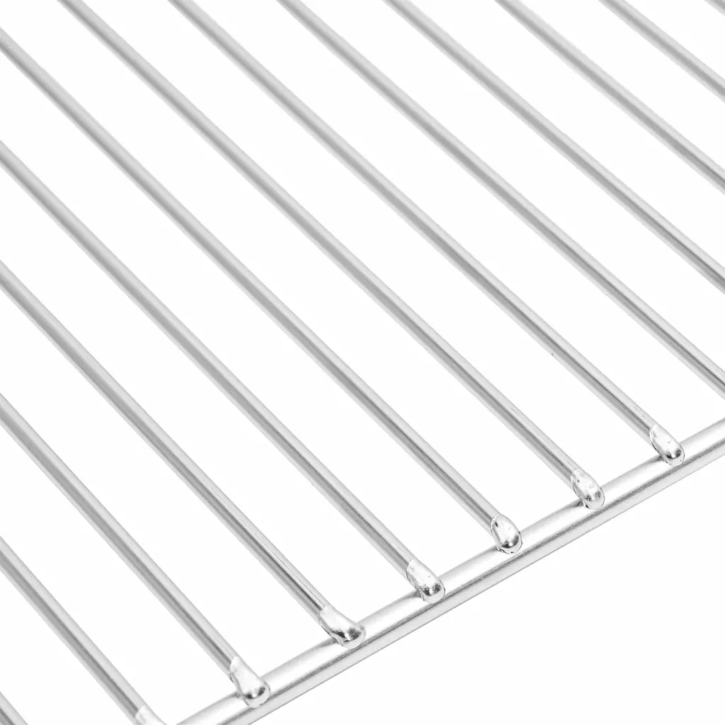 Griglia Argento 60 x 40 cm Acciaio inossidabile CFW6557818