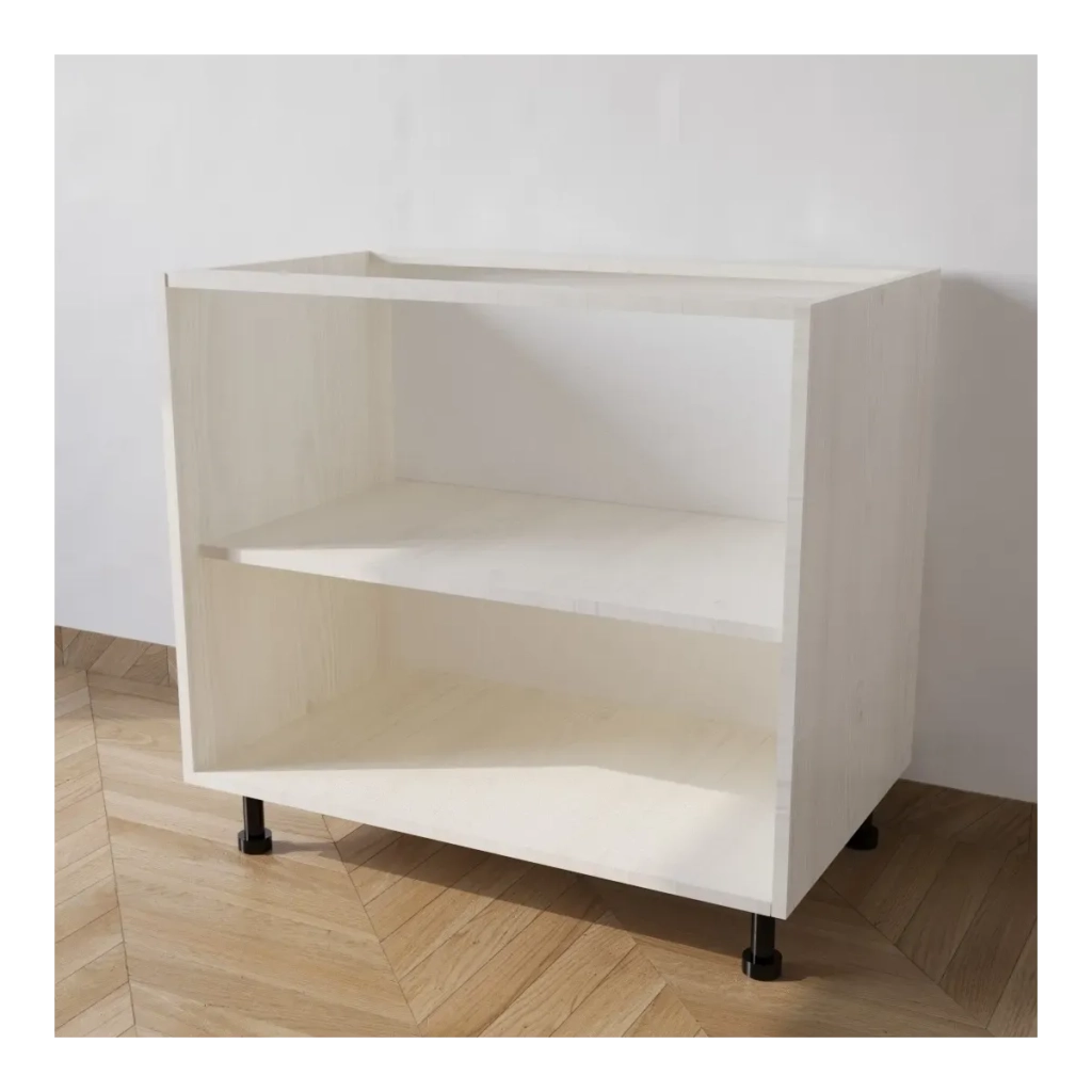 Calandrelli Base Cucina 80 senza ante  L 80 P 55,5 H 72 cm Larice Bianco
