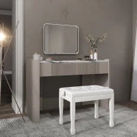 Panca per pianoforte, regolabile in altezza in legno massello, seduta imbottita, 64 x 35 x 45-55 cm, Bianco