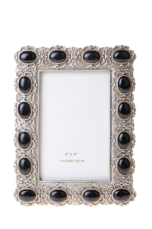 Set 2 Portafoto con Gemme 13x15 cm