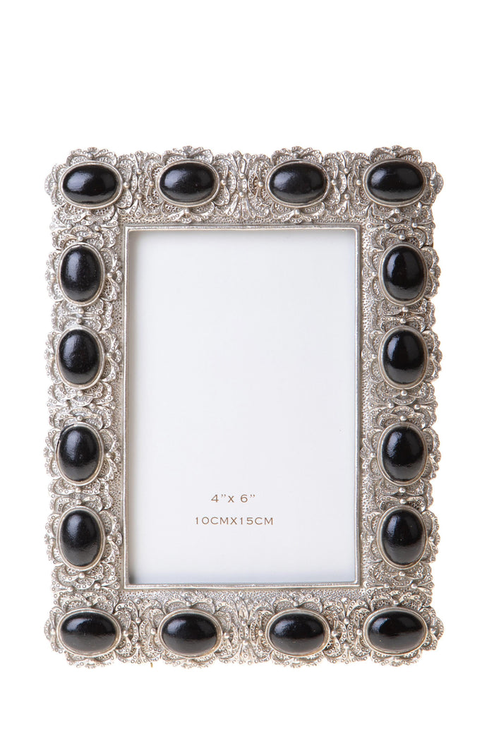 Set 2 Portafoto con Gemme 13x15 cm