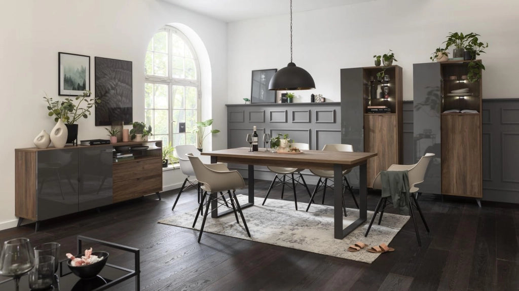 TAVOLO IN LEGNO ALLUNGABILE Infinito colore noce brera  - COMPOSAD
