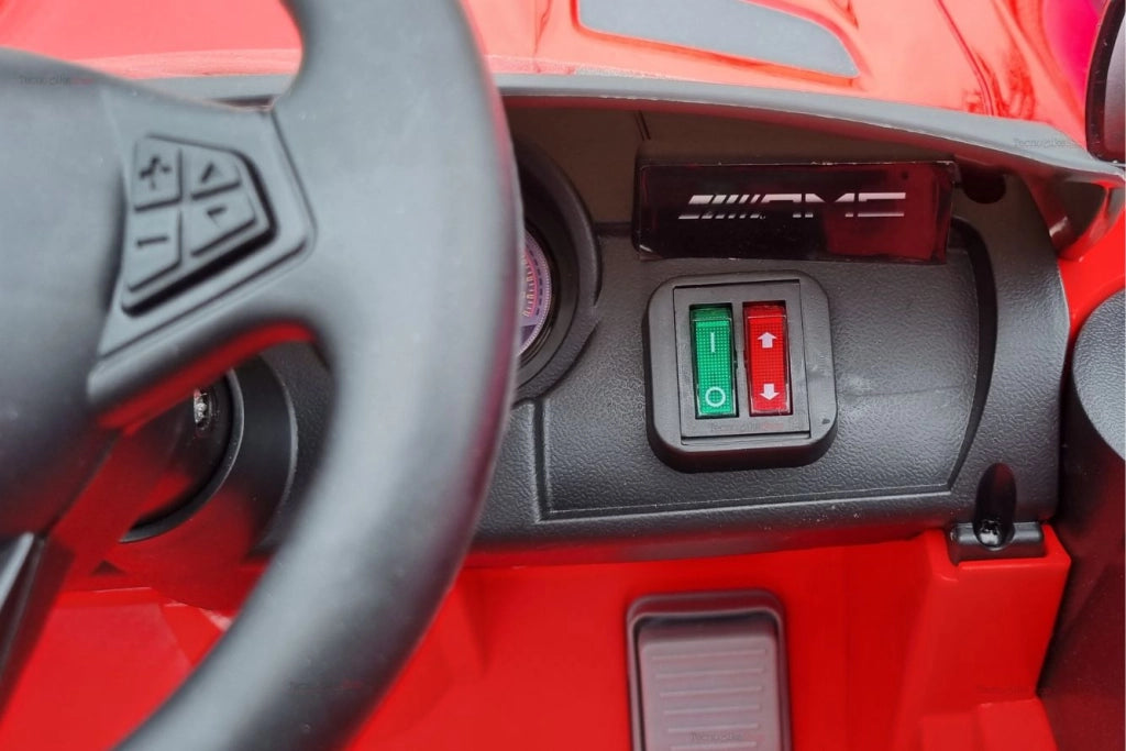 Auto Elettrica Per Bambini Mercedes GTR GT-R AMG 12V - Small-Rosso