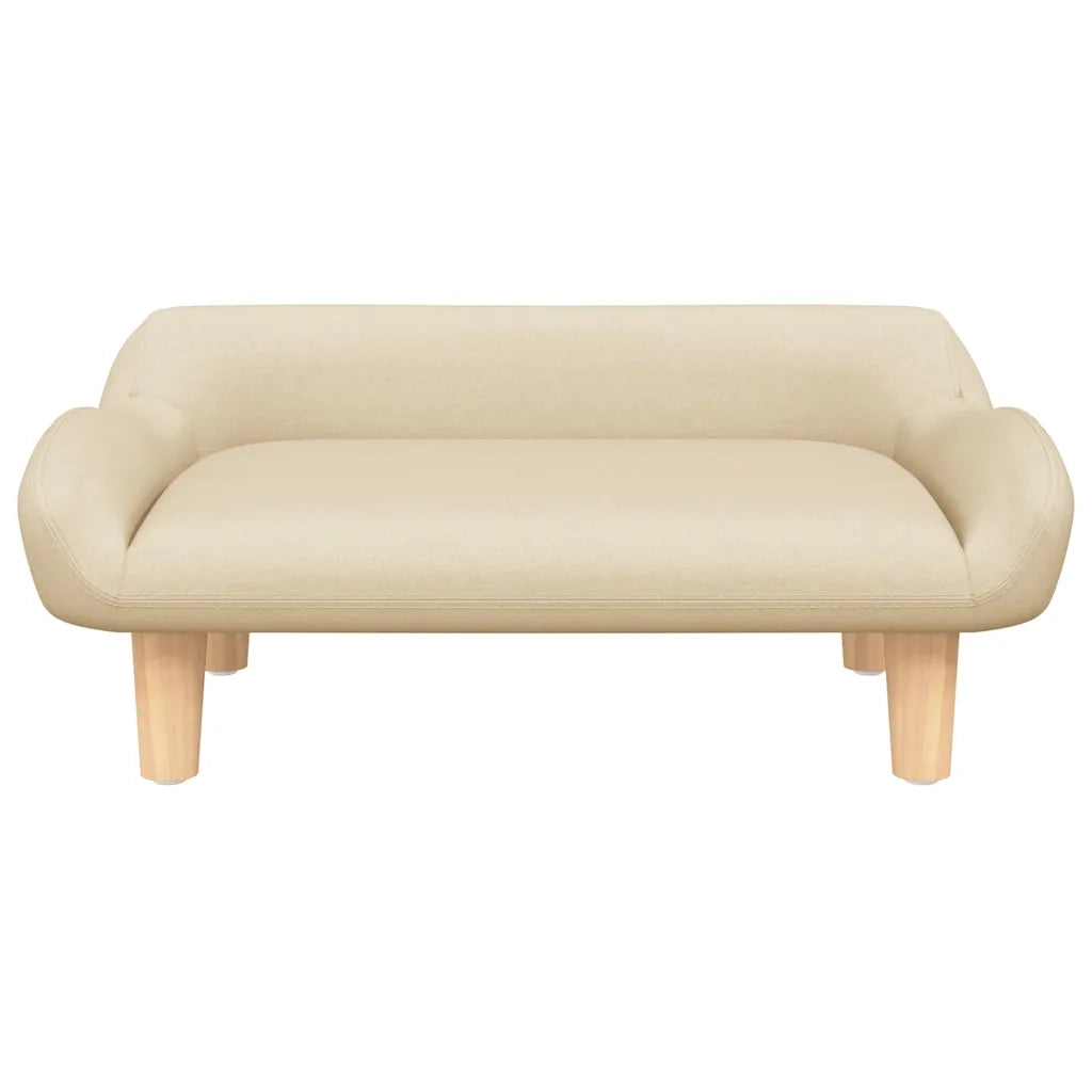 Lettino per Cani Crema 70x40x24 cm in Tessuto 171945