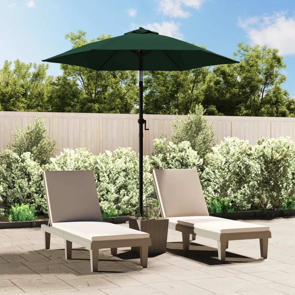 Ombrelloneda-Ombrello da giardino balcone Verde 200x224 cm in Alluminio
