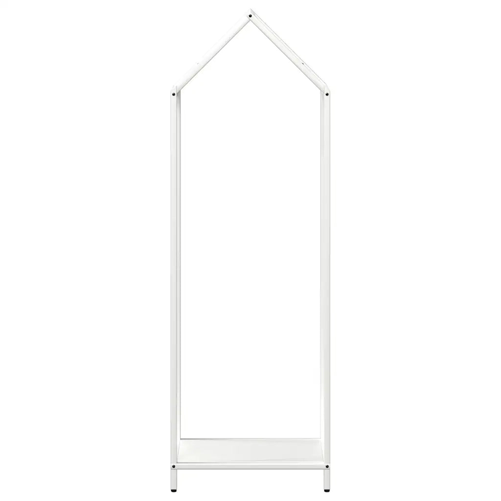 Rastrelliera per Legna da Ardere Bianca 40x25x120 cm 864300