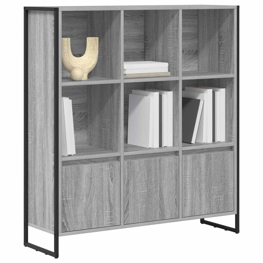 Armadio per Libri 2 pcs Grigio Sonoma 99,5 x 30 x 108 cm 3403025