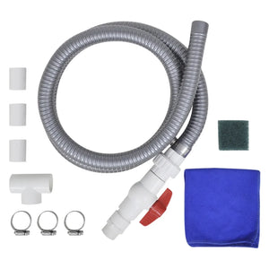 Fontana per Piscina in Acciaio Inossidabile 45x30x65 cm Argento 43692