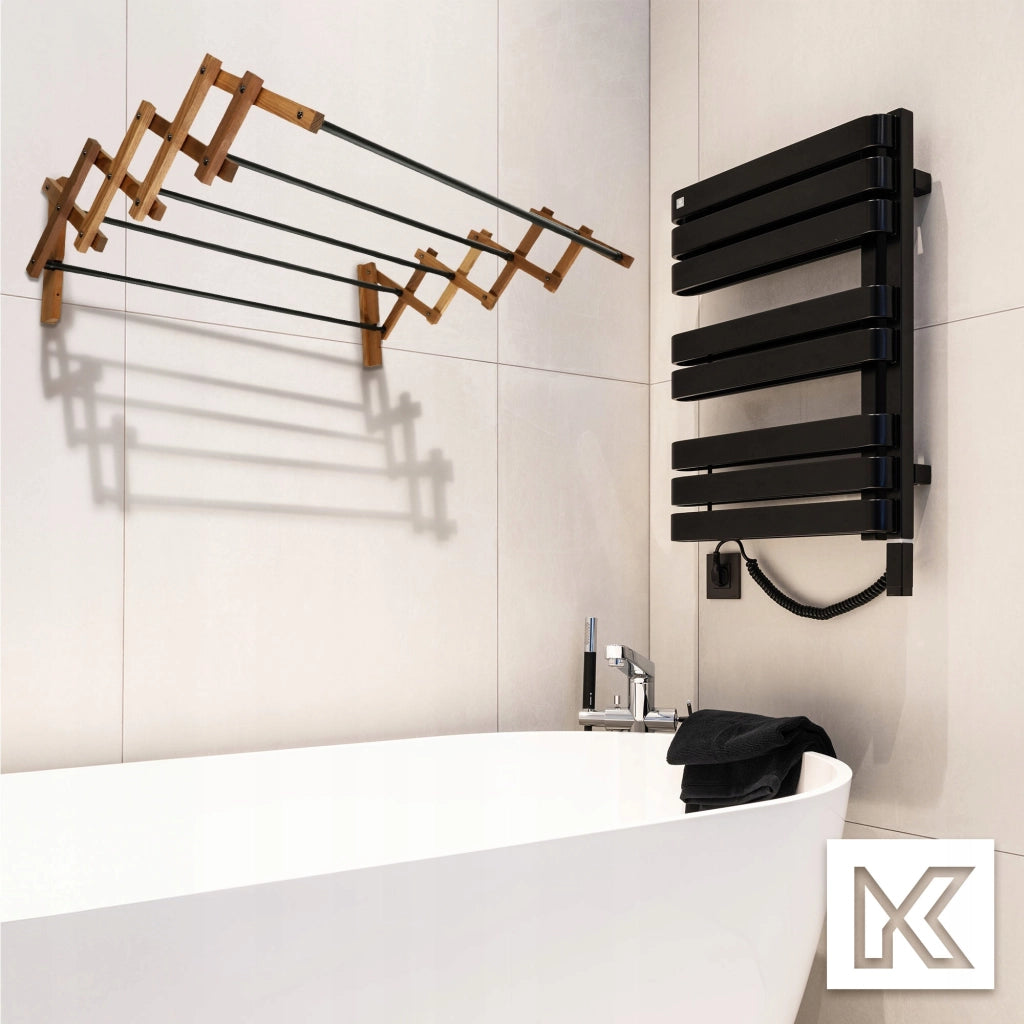 Asciugatrice per bagno KADAX, 85 cm, a parete, a soffietto