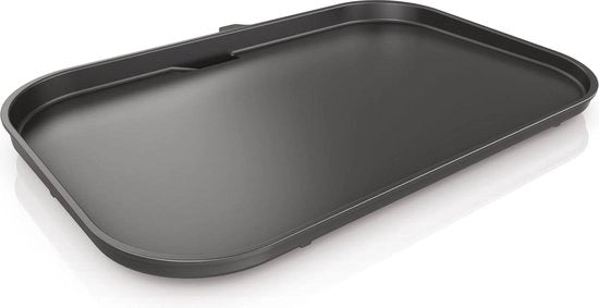 Piastra di protezione antiscotta XL con superficie piatta - Compatibile con barbecue Woodfire XL grill OG850 OG901 - Nero