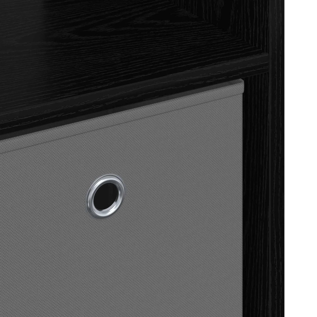 Credenza con cassetto Rovere Nero 88,5 x 29 x 84,5 cm