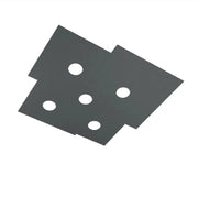 Toplight Plafoniera da soffitto quadrata 5 luci Plate con attacco GX53, struttura colore antracite, design moderno 73x67x3cm