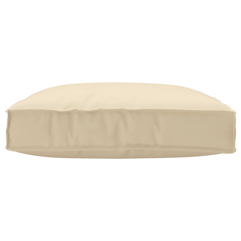 Cuscino per pallet per seduta beige 80x80x12 cm in tessuto Oxford
