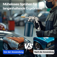 Pistola a spruzzo 1100ml 4-6bar 1/4" Spruzzatore Erogatore per protezione scatolati auto