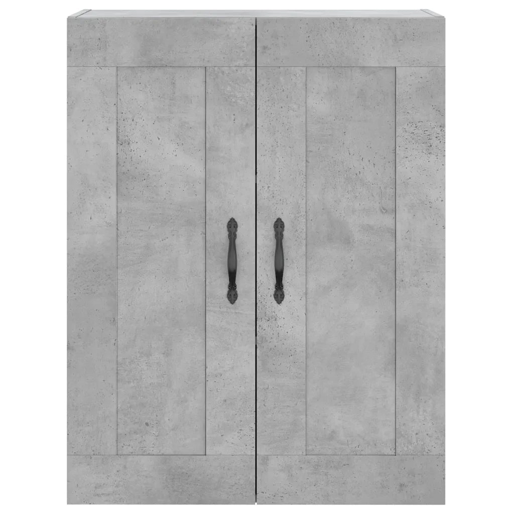 Armadietti a Parete 2 pz Grigio Cemento in Legno Multistrato CFW3399768