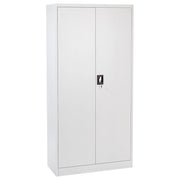 Armadietto in acciaio bianco per l'ufficio domestico a 2 ante in acciaio bianco Design stile Industriale