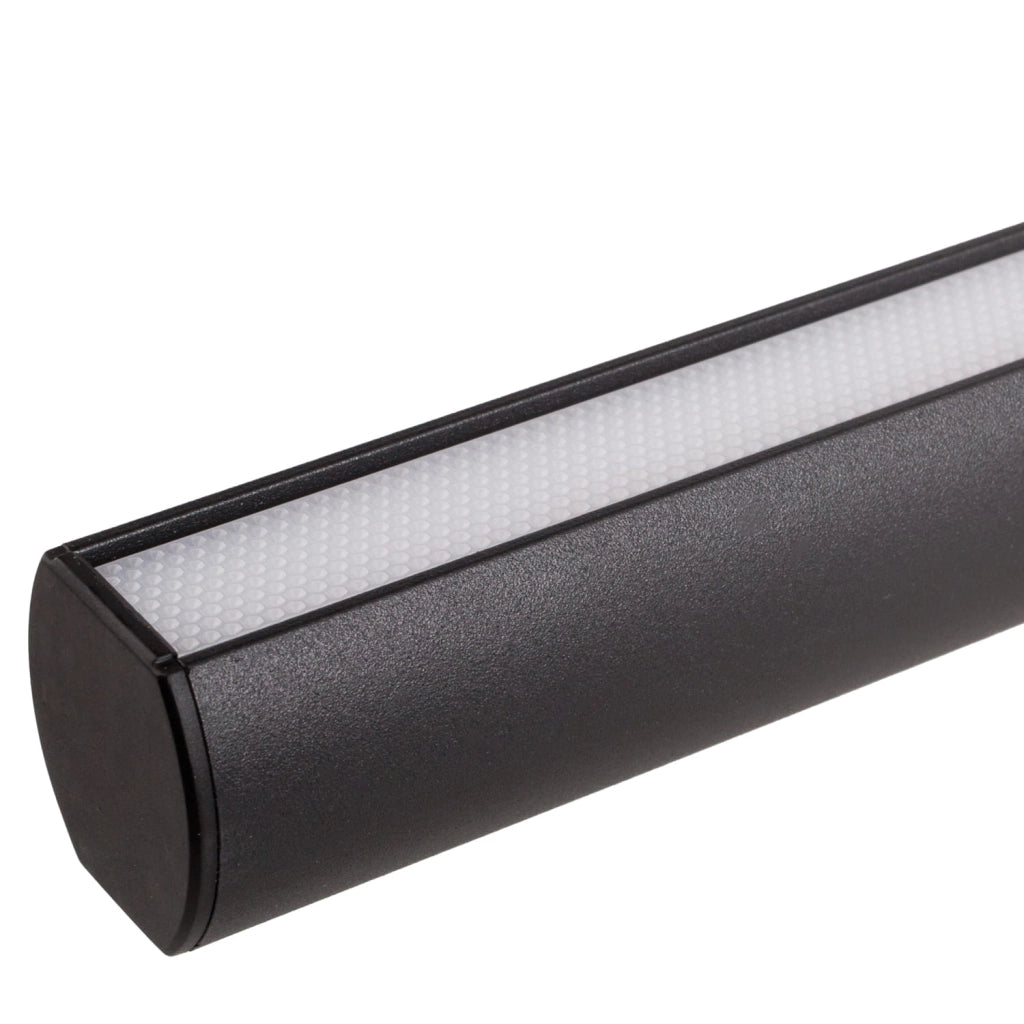 Faretto lineare su binario 1 fase nero LED 18W 3000K