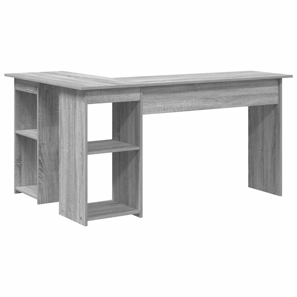 Scrivania Grigio Sonoma 142 x 102 x 73 cm Legno ingegnerizzato 869295