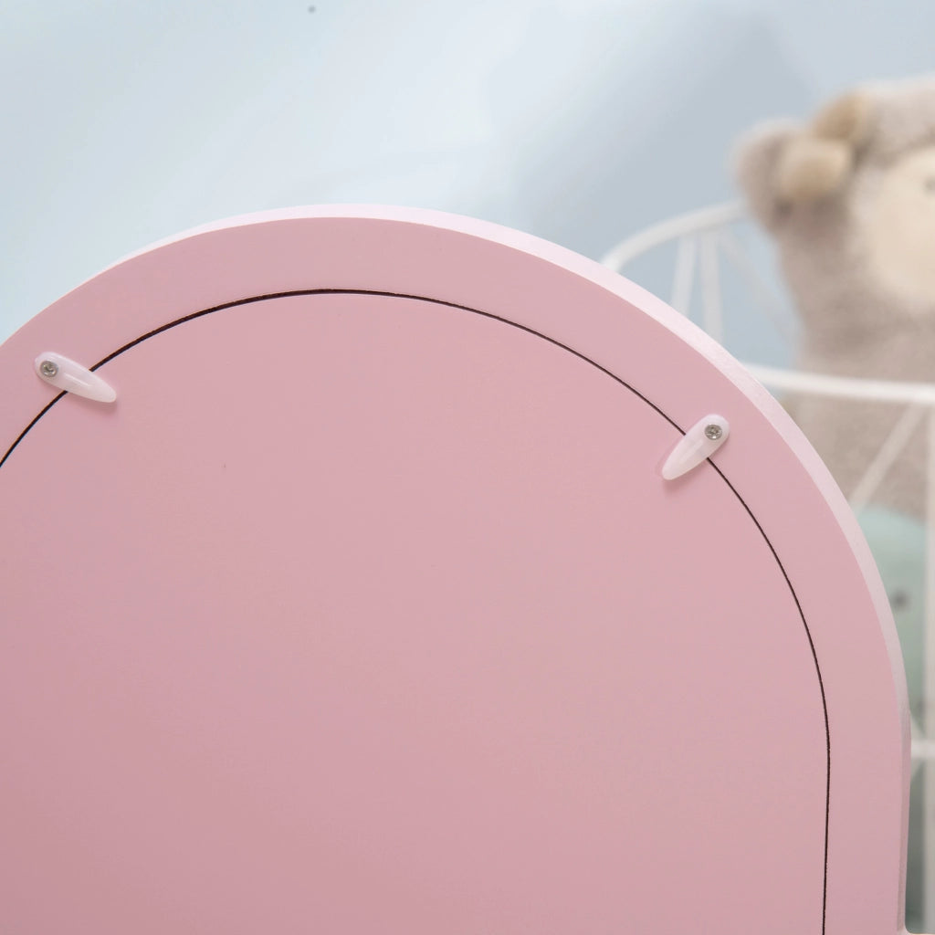 Tavolo trucco per bambini con sgabello e specchio ¨C zephmum ¨C rosa
