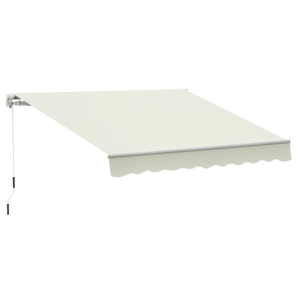 Tenda da esterno retrattile 295x245 cm ¨C zephmum ¨C crema, alluminio e poliestere