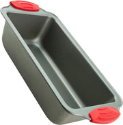 Piastra antiaderente per torte - forma per torta di banane e torta di carne - 85 pollici di diametro - 85 x 45 x 2,75 pollici con manici in silicone