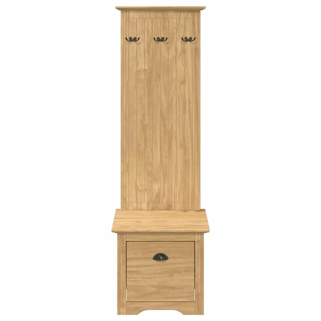 Armadio per corridoio BODO Marrone miele 50 x 40 x 156,7 cm