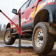 Binda per auto e fuoristrada, cric di sollevamento, portata max 3000 kg, altezza di sollevamento max 76 cm