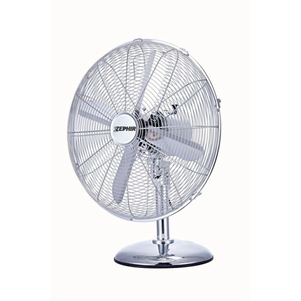 Vent.d.tavolo 40cm 4p. cromato pf 41cr