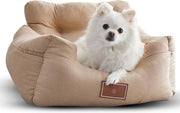 Hondenmand Auto con Cintura - Sedia per Cani Auto - Autostoletto per Cani - Sedia per Cani con Cintura - Sedia per Cani Auto con Cintura