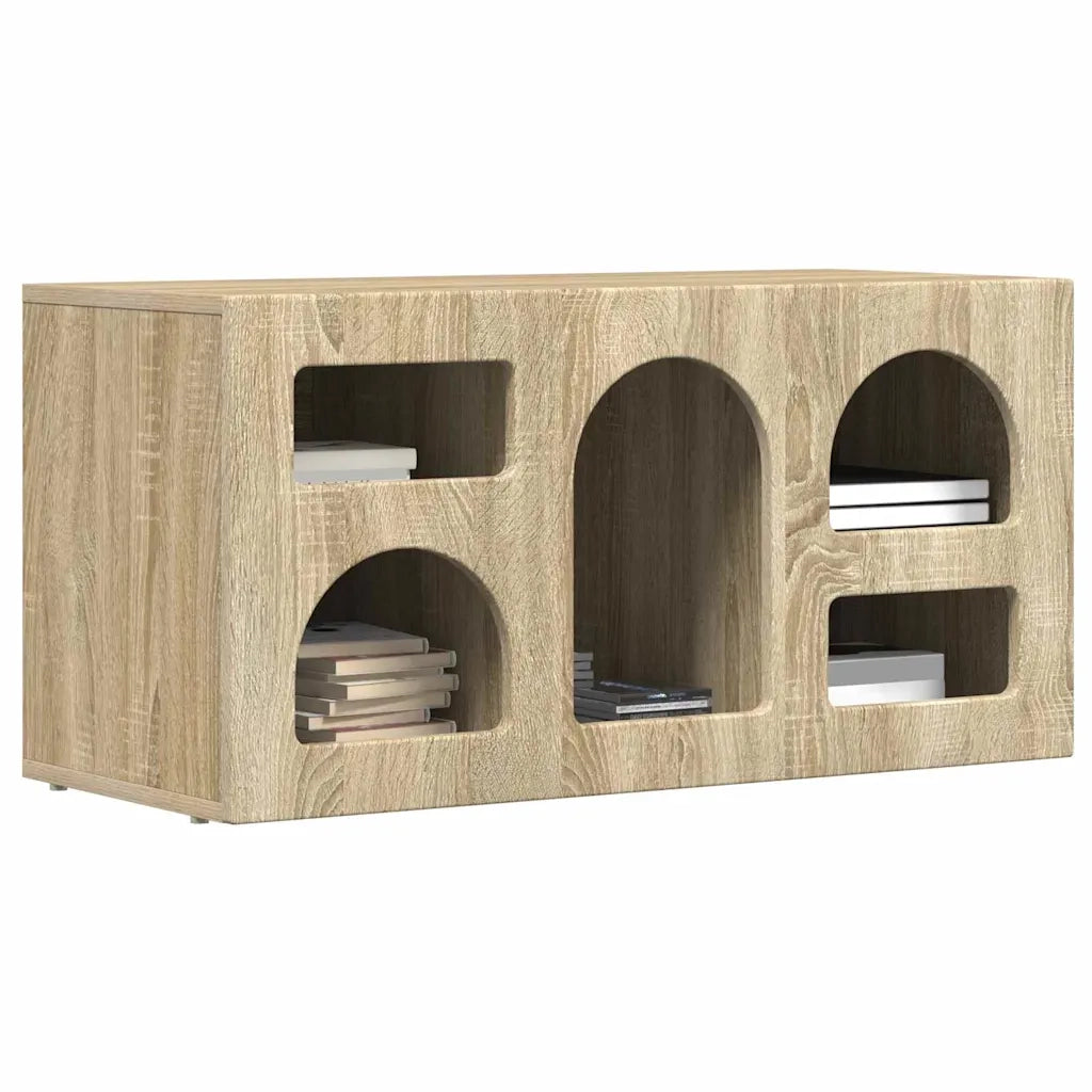 Mobile TV Rovere Sonoma 80 x 35 x 40 cm Legno multistrato 891276