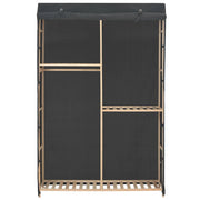 Armadio a 3 Ripiani Grigio 110x40x170 cm in Tessuto CFW2553130