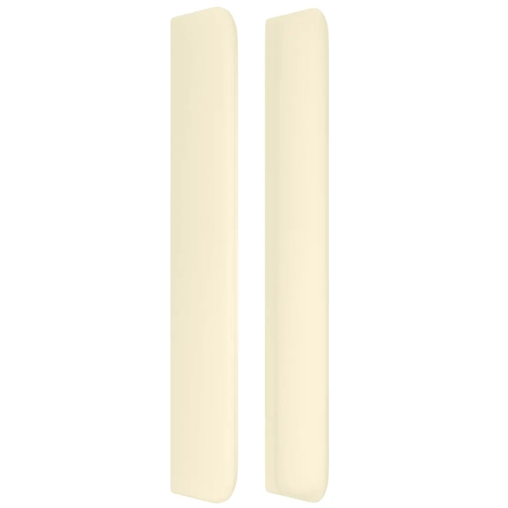 Testiera ad Orecchio Crema 203x16x118/128 cm in Similpelle 3119690