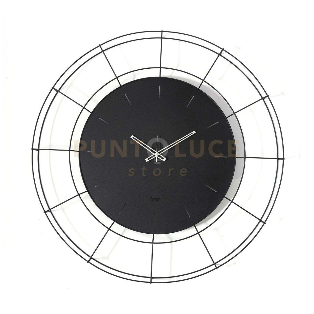 Orologio da parete contemporaneo Nudo grande Nero