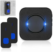 Deurbel wireless su batterie - 2 trasmettitori - deurbel wireless - 400 m di portata - deurbel wireless con 55 melodie - 5 livelli di volume