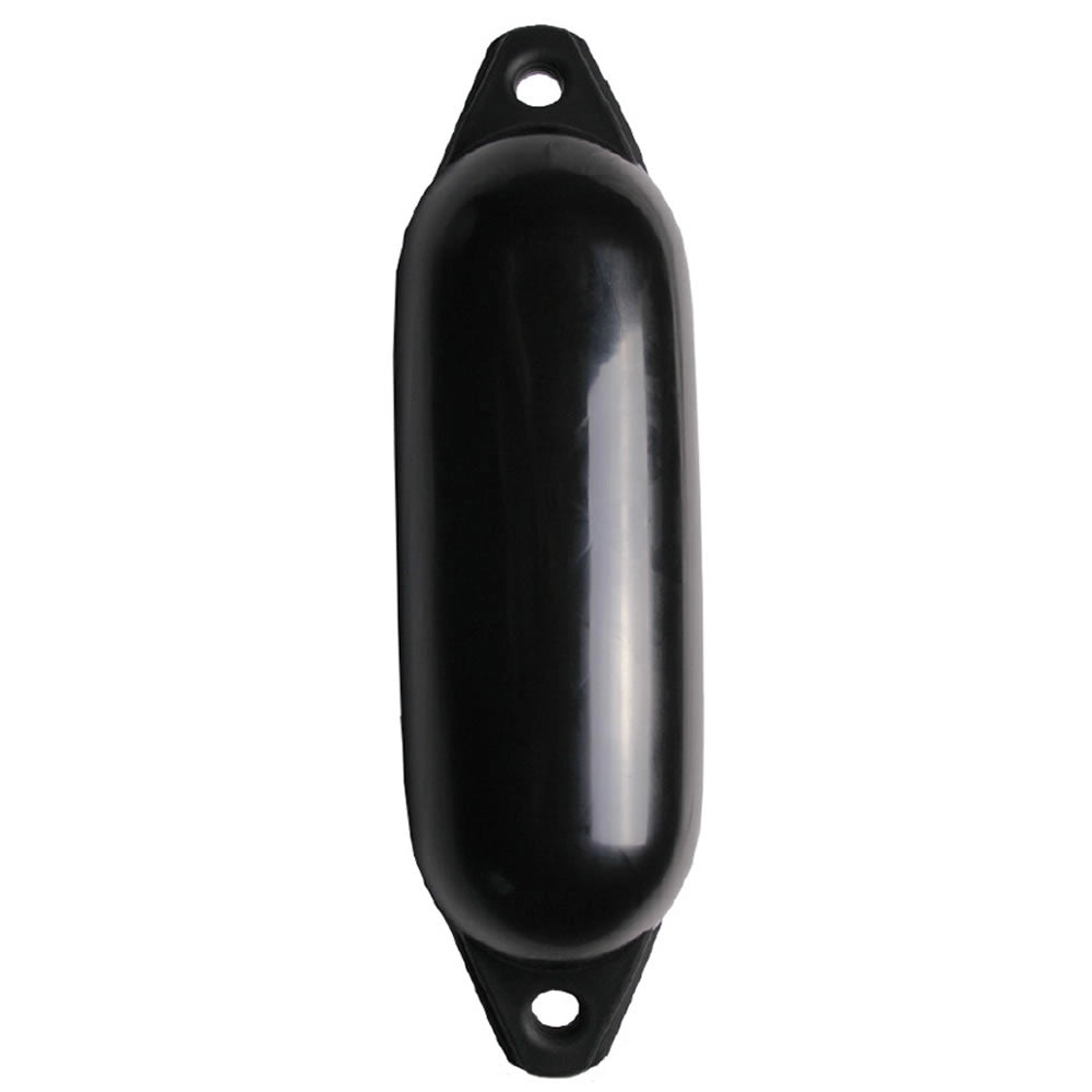 Parabordo majoni star fender colore nero due fodi d'attacco sf2a cm 18x60