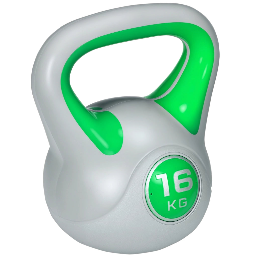 Kettlebell 16 kg ¨C Zephmum ¨C Verde 27x17x31 cm