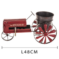 Trattore con Contenitore per Pianta H 50 cm