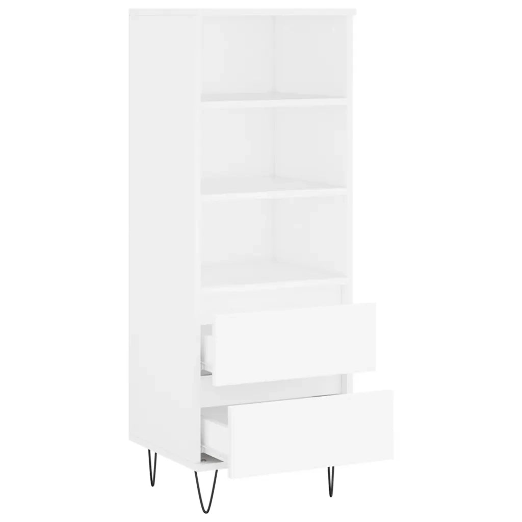 Credenza Bianco 40x36x110 cm in Legno Multistrato 831508