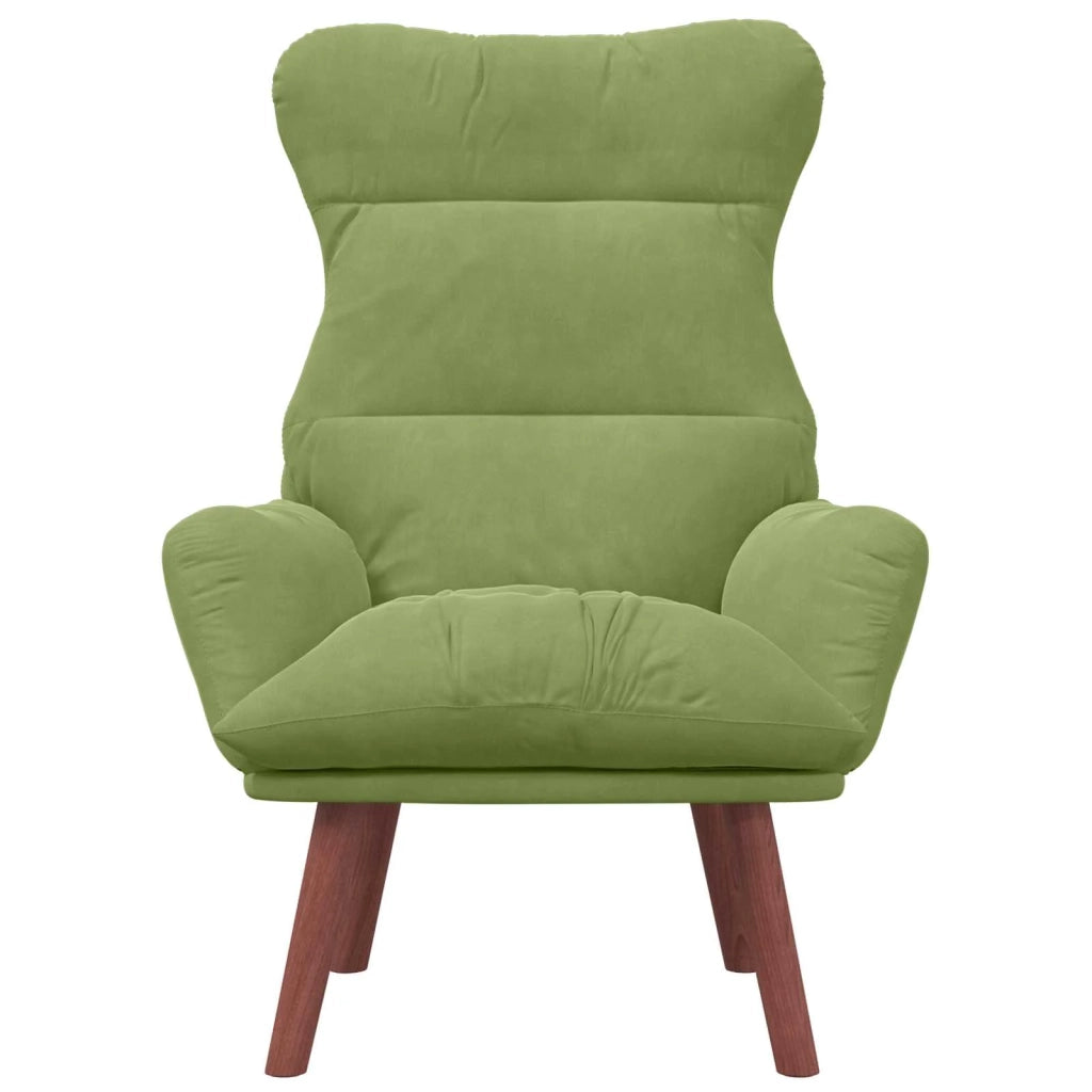 poltrona Verde chiaro 69 x 74 x 93 cm Velluto 42001837