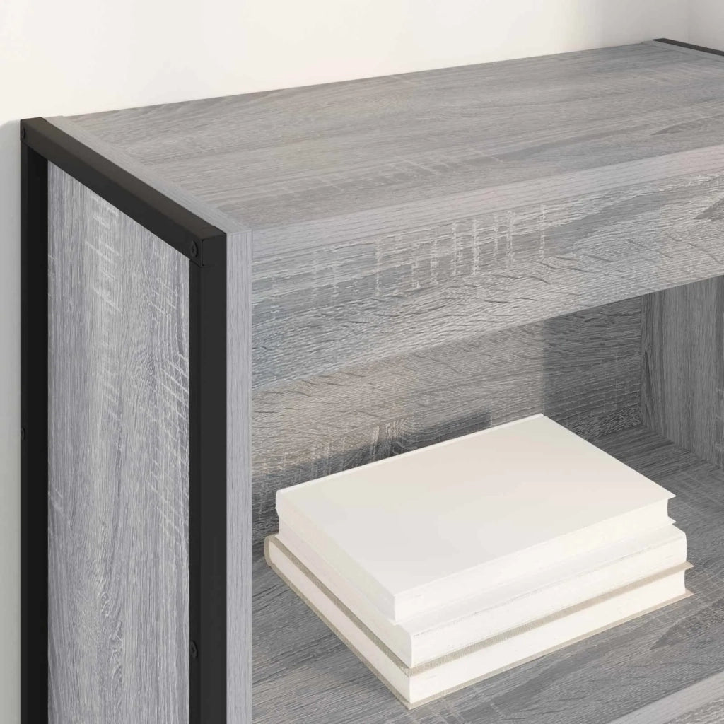 Armadio per Libri Grigio Sonoma 60 x 30 x 155 cm 886399