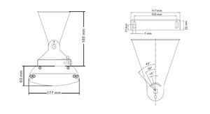 Stufa Elettrica ad Infrarossi da Parete Soffitto 104,5x17,7x6 cm 1500W con Telecomando Bianco