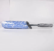 Velgenborstello per ruote in alluminio, Set di borsette per ruote in microfibra premium per pulizia delicata fino all'aspetto della ruota, Lungo borsetto per pulizia delle ruote professionale (blu)