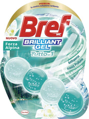 BREF WC GEL BRILLANTANTE TUTTO IN 1 TAVOLETTA FORZA ALPINA