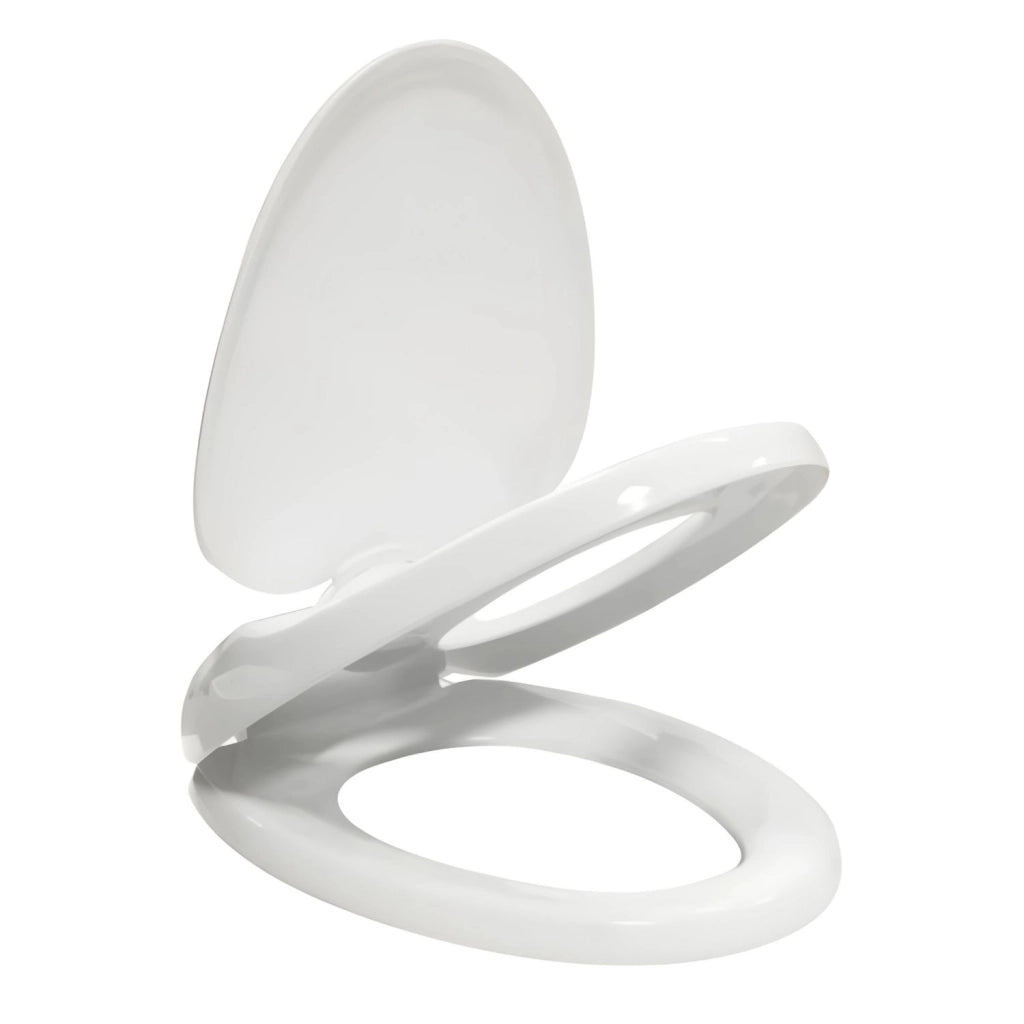 Sedile wc copri water tavoletta vaso universale bianco polipropilene pp baby family sistema soft closing bagno *** pe...