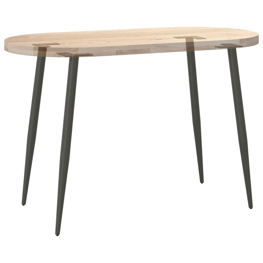 Gambe per Tavolo Consolle Forma Conica 4 pz Antracite 72-73 cm Acciaio 4012518